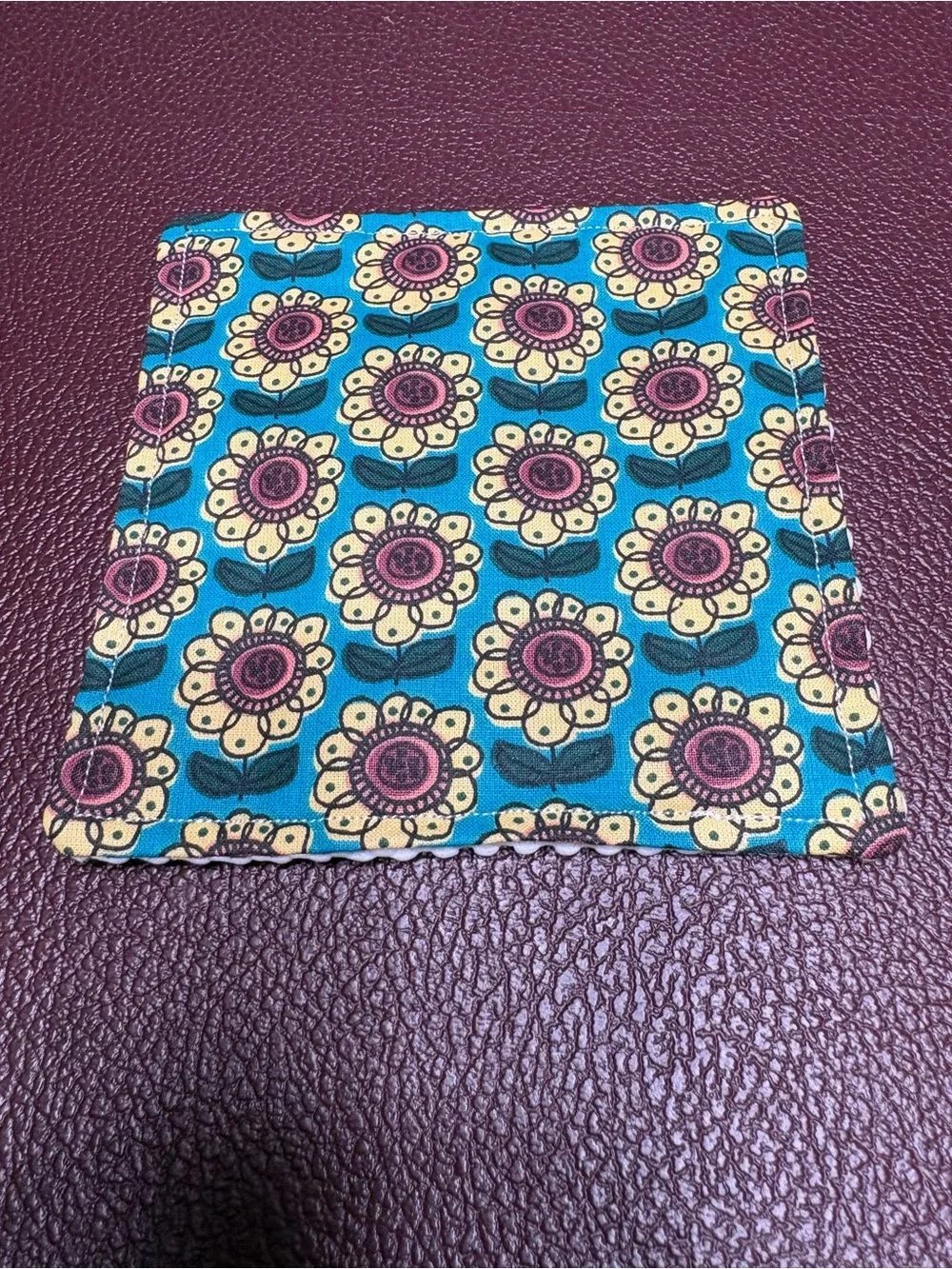 NEW Handmade Colorful Chicken Print and Sunflower Print Fabric Jar Grippers